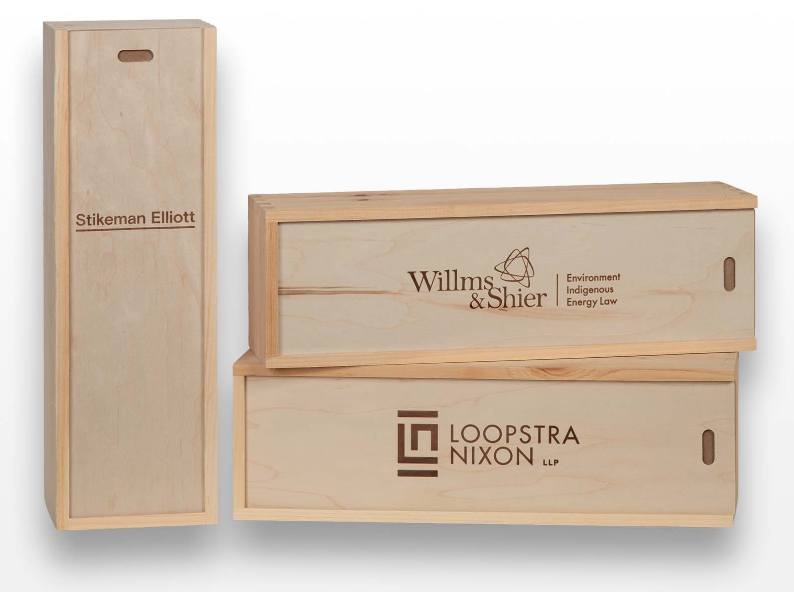 wooden gift box engraved for lawyers
