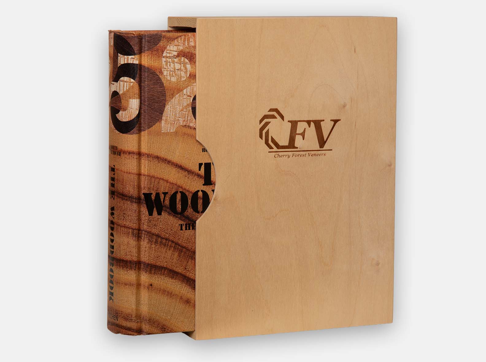 Custom wood book sleeve