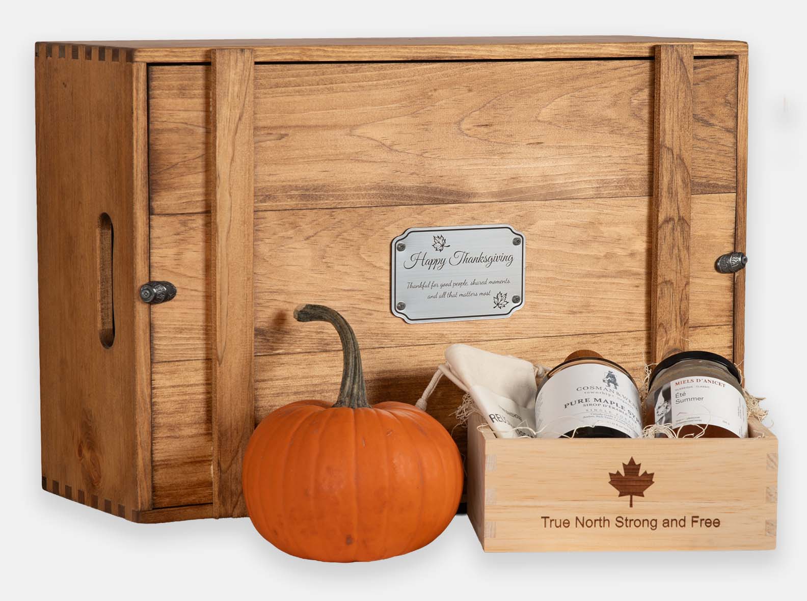 12 bottle shipper with box joint construction, pewter barrel twists and walnut oil finish with custom engraved plaque