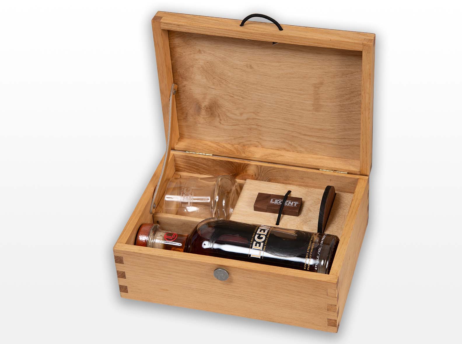 Hinged Wooden Box with custom inserts